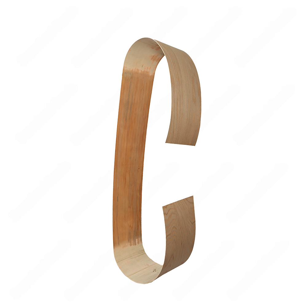 1/8" * 8ft * 8" Unfinished Both Sides Flexible Natural Red Oak Riser